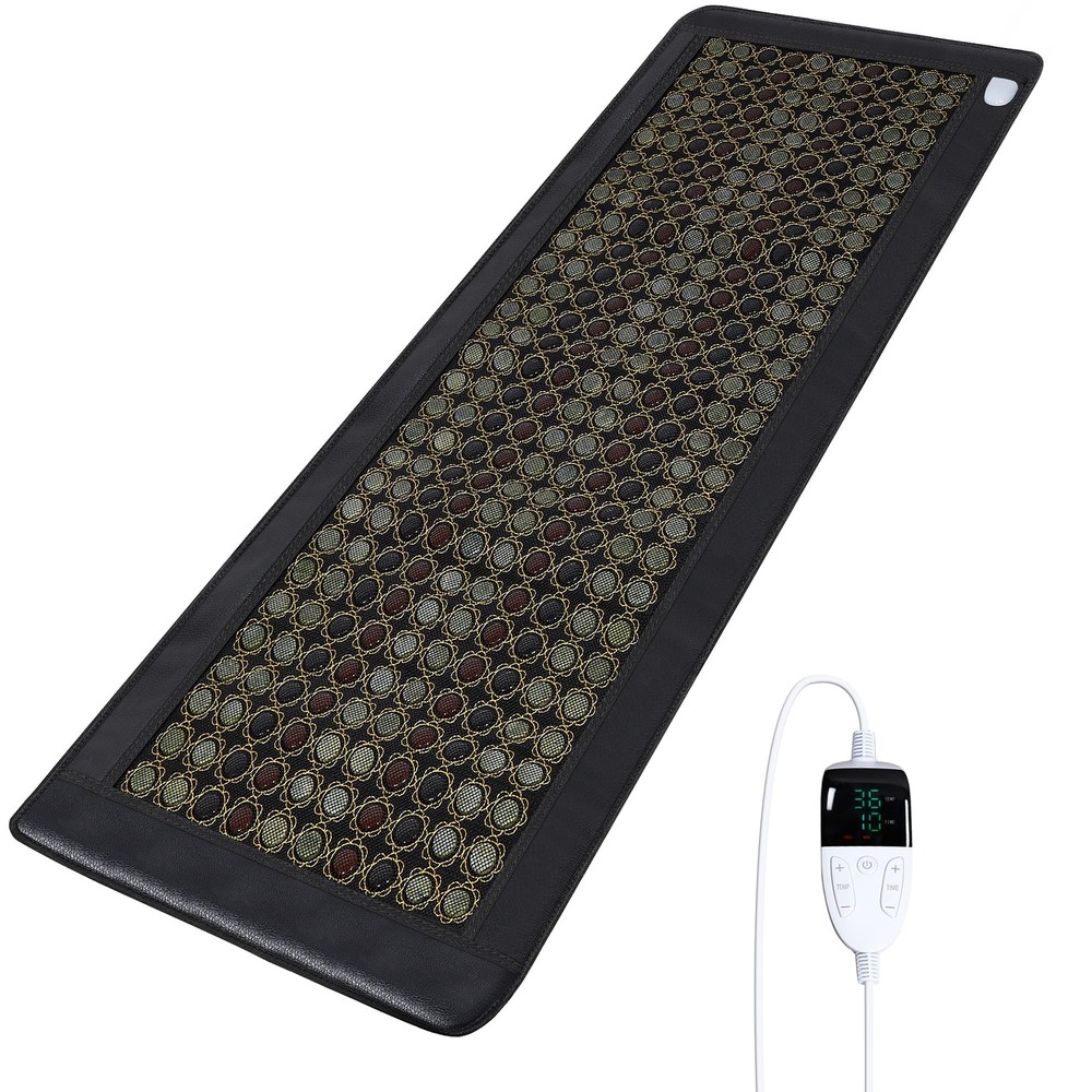 Natural Jade Infrared Heating Pad w/Smart Controller Memory Function 50"x23.5"