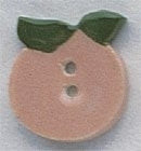 DIY Mill Hill Ceramic Button - Peach