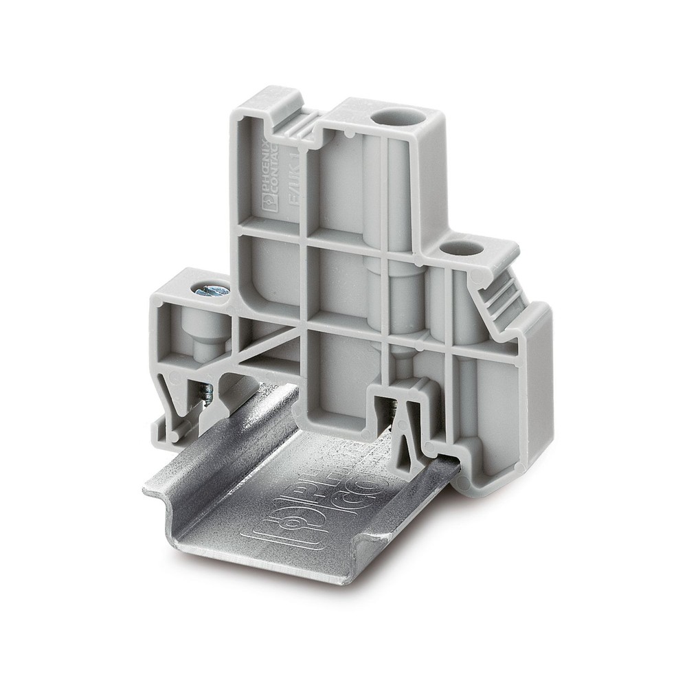 2pcs Phoenix E/UK 1 1201413 end bracket 10 mm width gray New