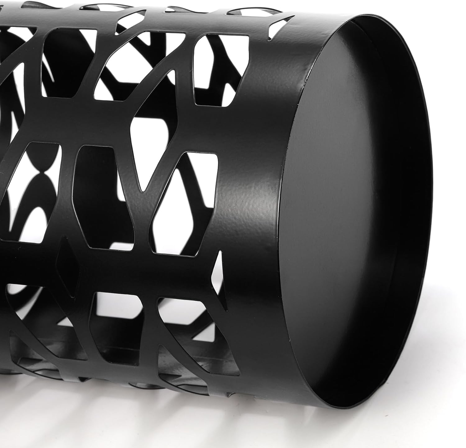 ZENFUN Umbrella Stand, Black Metal Umbrella Holder Freestanding, Cane Walk Stick