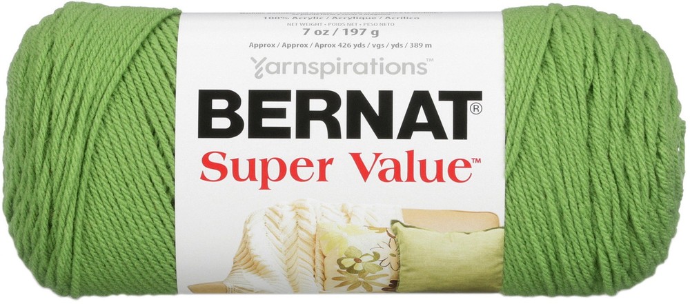 Bernat Super Value Solid Yarn-Lush - 164053-53246