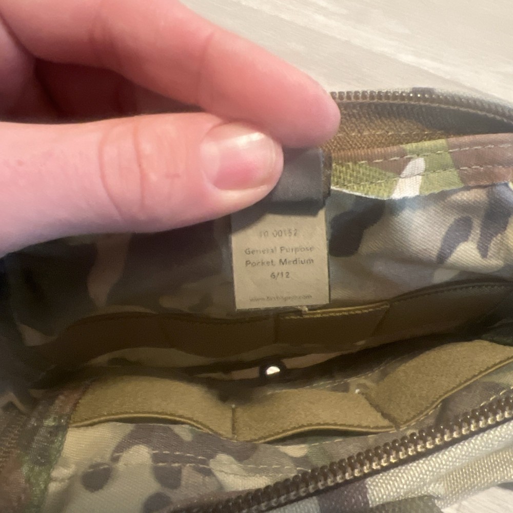 FirstSpear medium general purpose pocket multicam 6/12 GP utility flat pouch