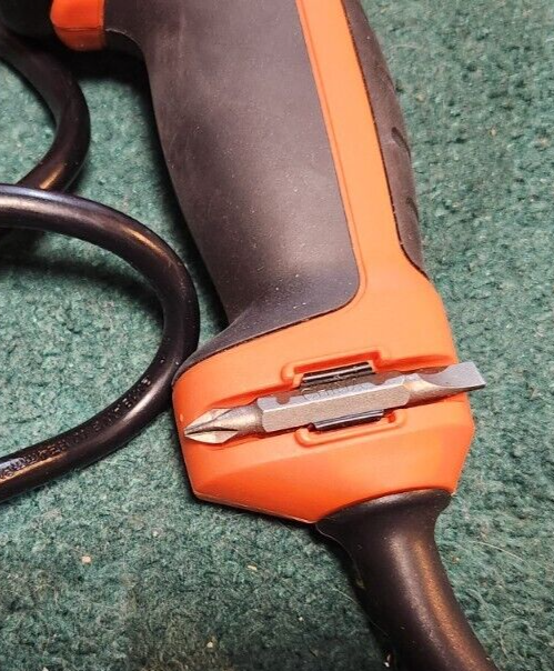 Black & Decker DR260 3/8in. Corded Drill w/\Bit 18 PC General Purpose Drill Set