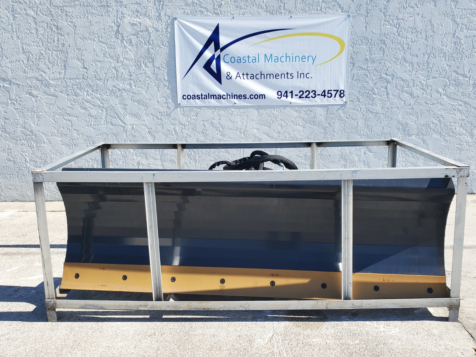 6 Way DOZER BLADE 84" Wolverine Dirt Pusher SKID STEER LOADER Attachment& Remote