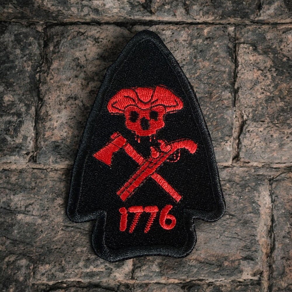 1776 Arrowhead Embroidery Patch 2.75" X 4"