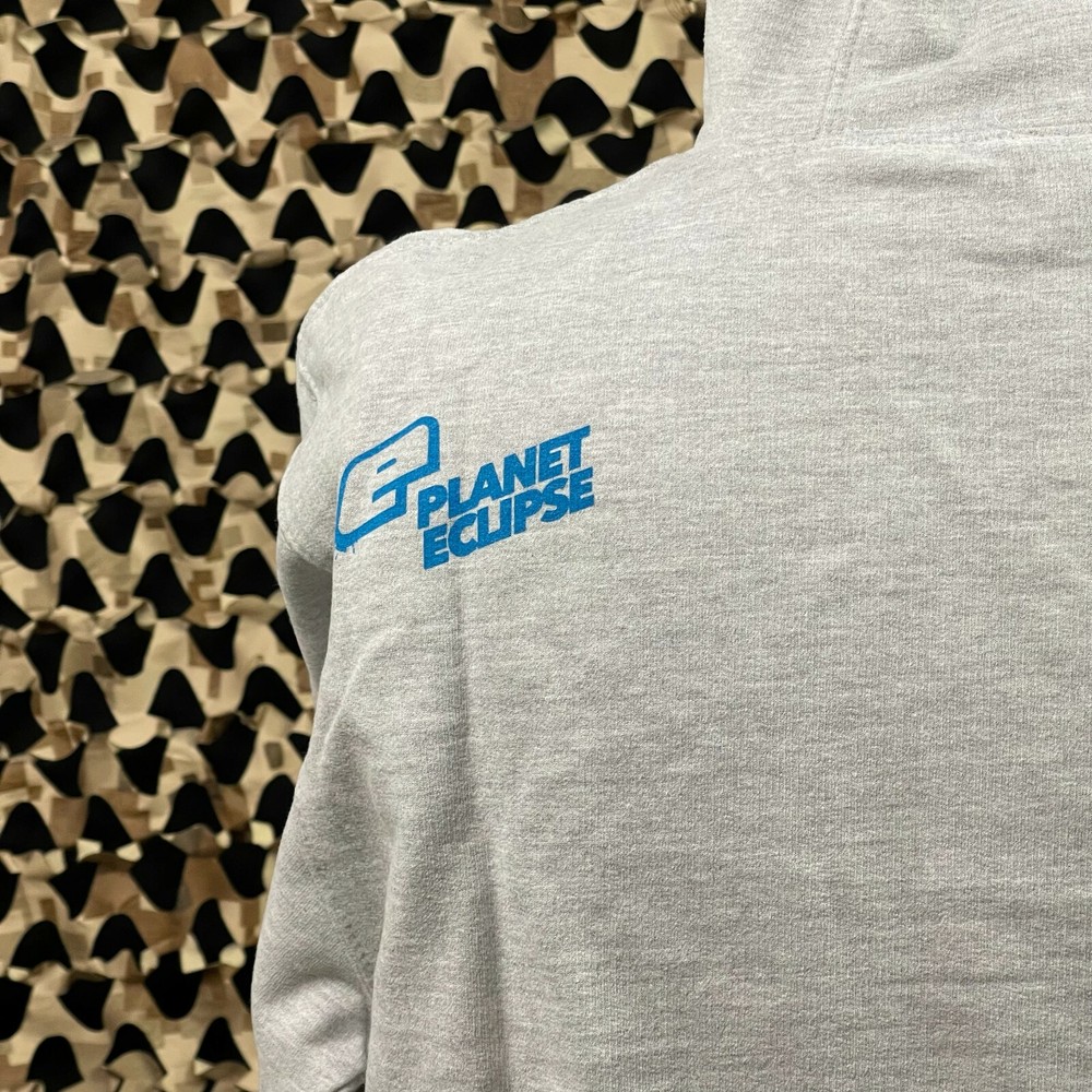 NEW Planet Eclipse Stamp Hooded Sweatshirt - Heather - Large