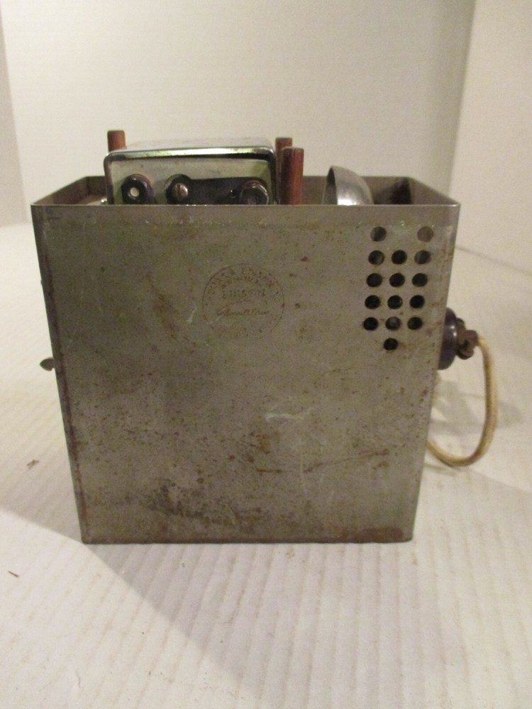 Thomas Edison ELECTRIC bell (intercom/phone?) vintage 40s-60s