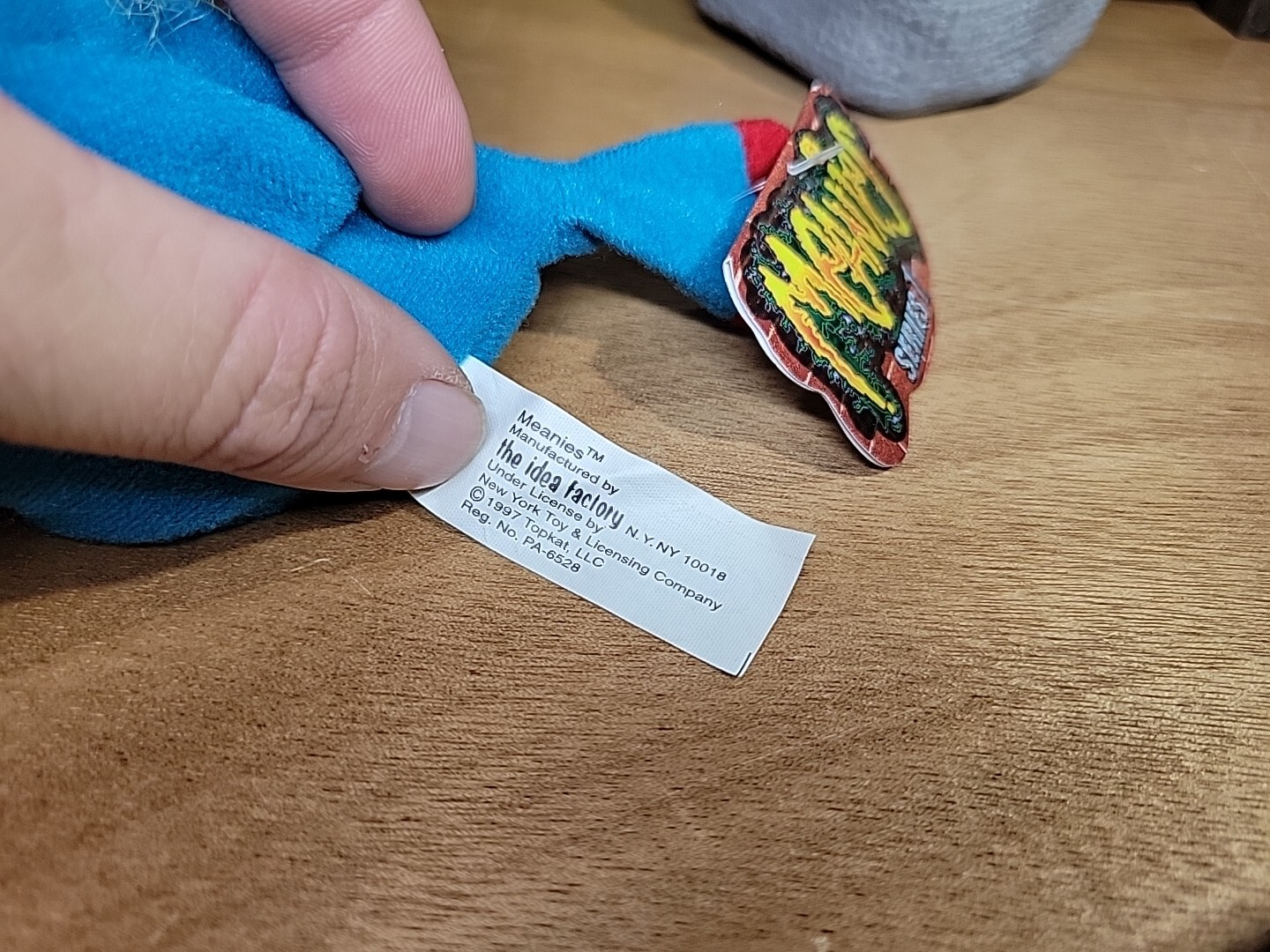 New MEANIES BEANBAG PLUSH SERIES 1 Hurley the Pukin' Toucan IDEA FACTORY 1997