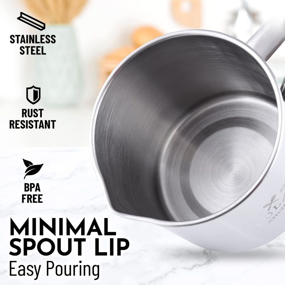 Zulay Bacon Grease Container