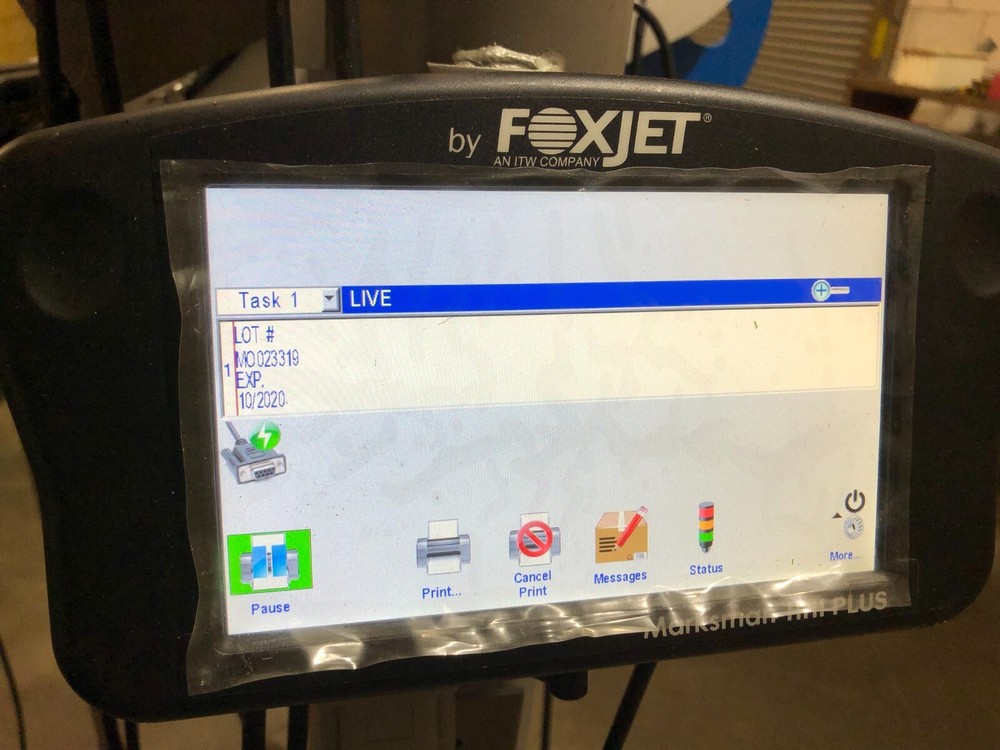Foxjet 4150 Right Hand Wipe-On Label Applicator