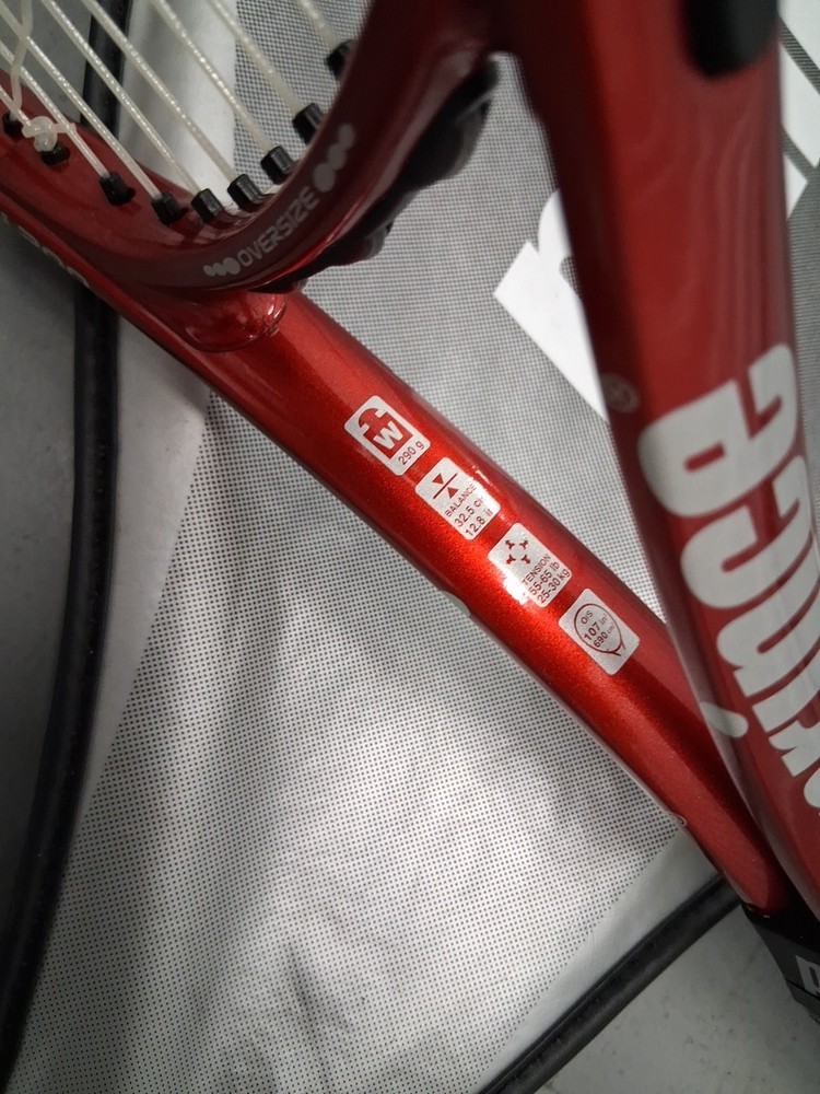Prince Pro Ti 200 Titanium Oversize Tennis Racket Red Triple Force 7TT36