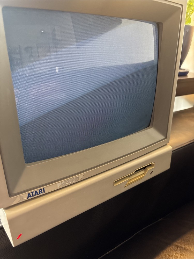 Vintage Atari computer PS3000 Mega ST4 W/fast ICD Mouse Keyboard Power Pack Read