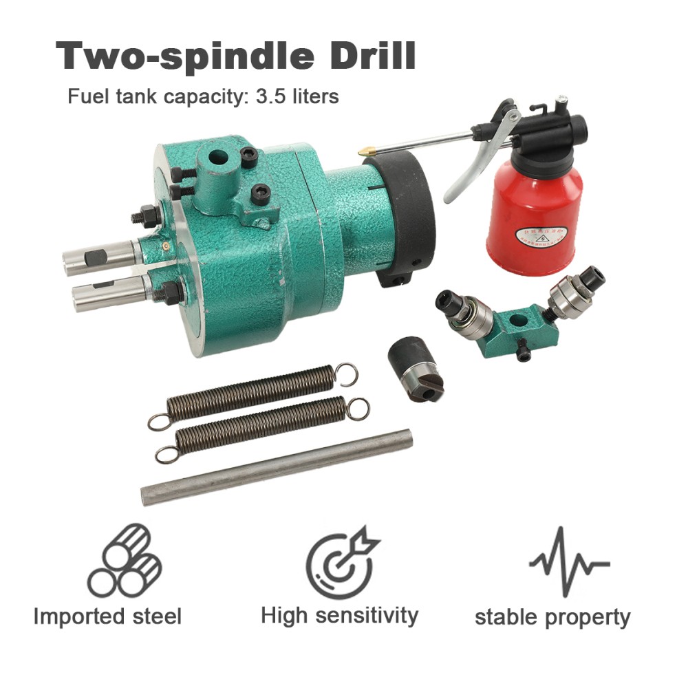 Two-Spindle Drill Adjustable Spindle Machine Multi-Head Drill Tapping Machine US