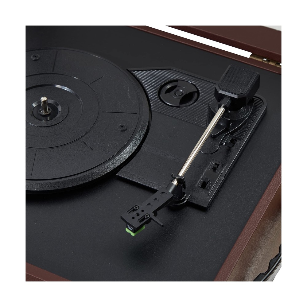 Arkrocket Discovery II 3-Speed Bluetooth Record Player Retro Console Turntabl...