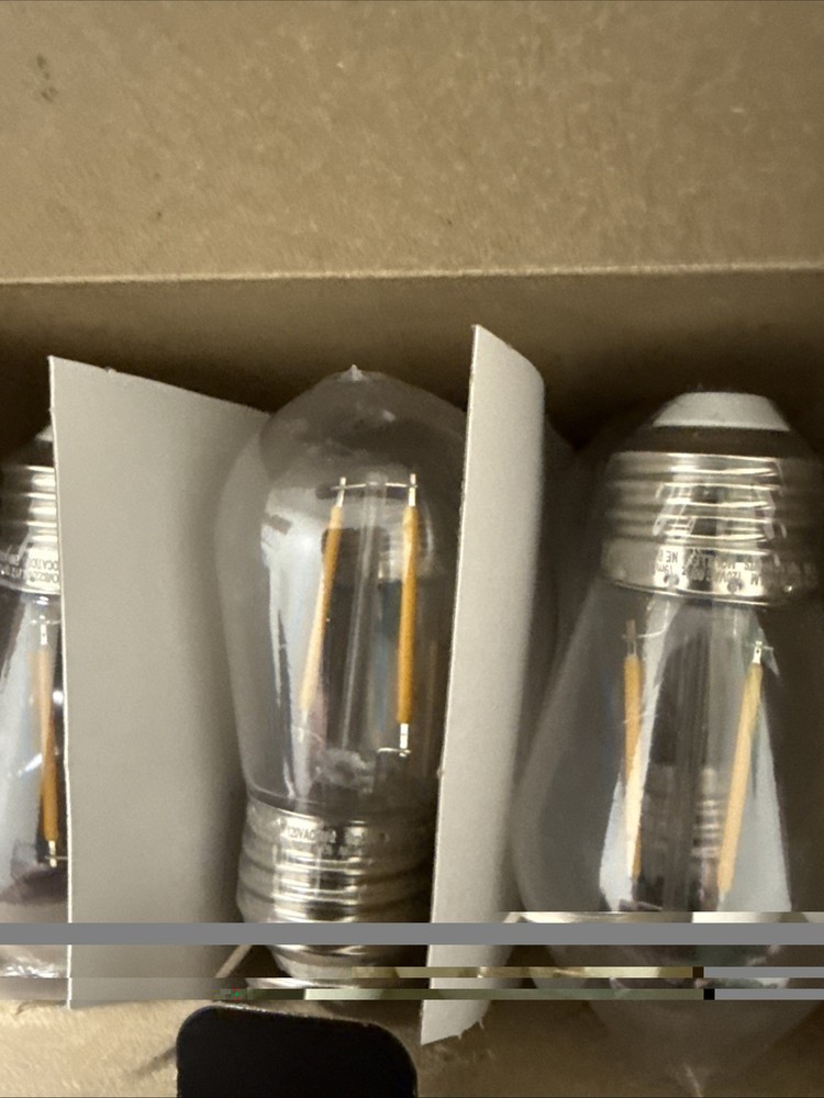String Light Replacement Bulbs , Warm White , 12 Pack New