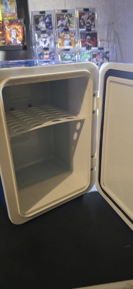 Pepsi Blue Portable Tabletop Mini Fridge Single Door Adjustable Shelf