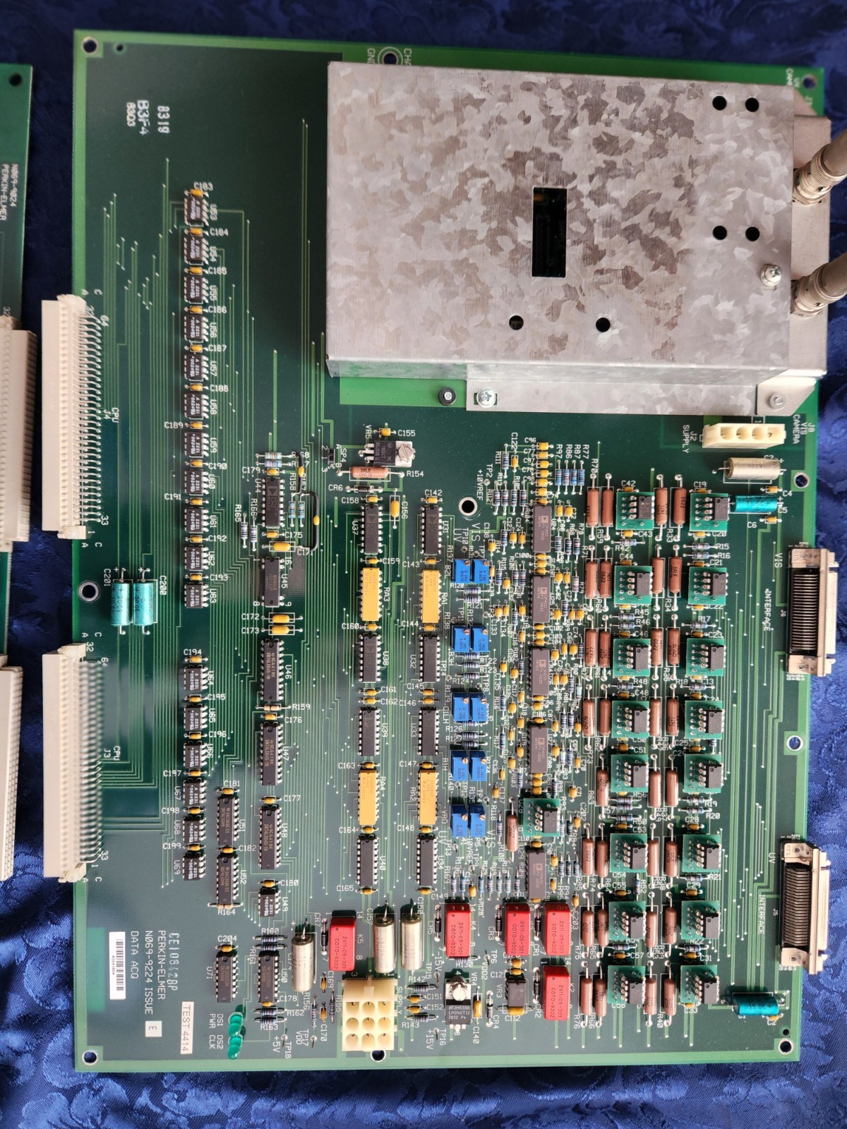 Perkin Elmer Spectrometer Opima 7000 System Boards. NO69-9224 & NO69-9024