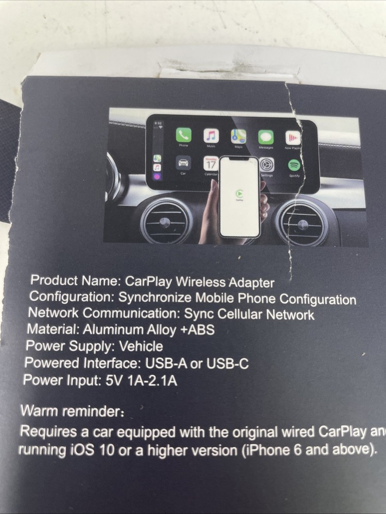 Wireless AR Car Play Adapter BY960H