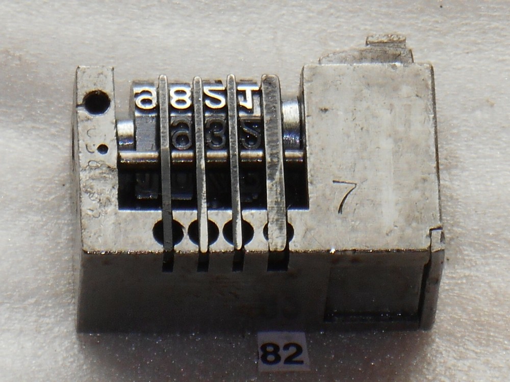 WMA | Reverse letterpress numbering machine | 82