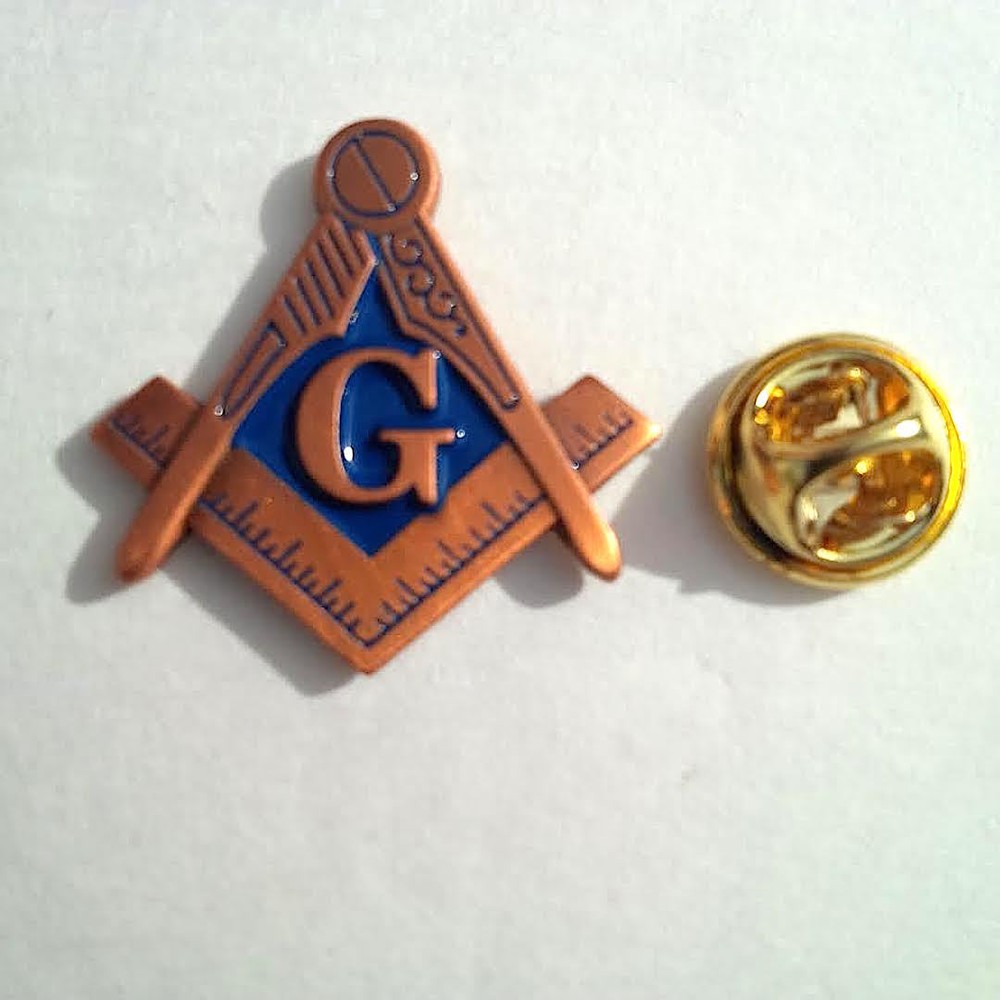 Masonic large Lapel Pin Badge Master mason