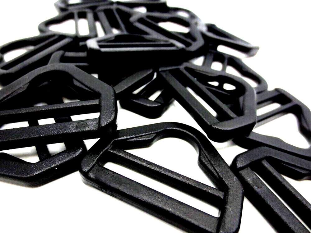 Strap Clip Triangle Holder, Fits 1", 25mm Wide Webbing Strap, Durable Plastic