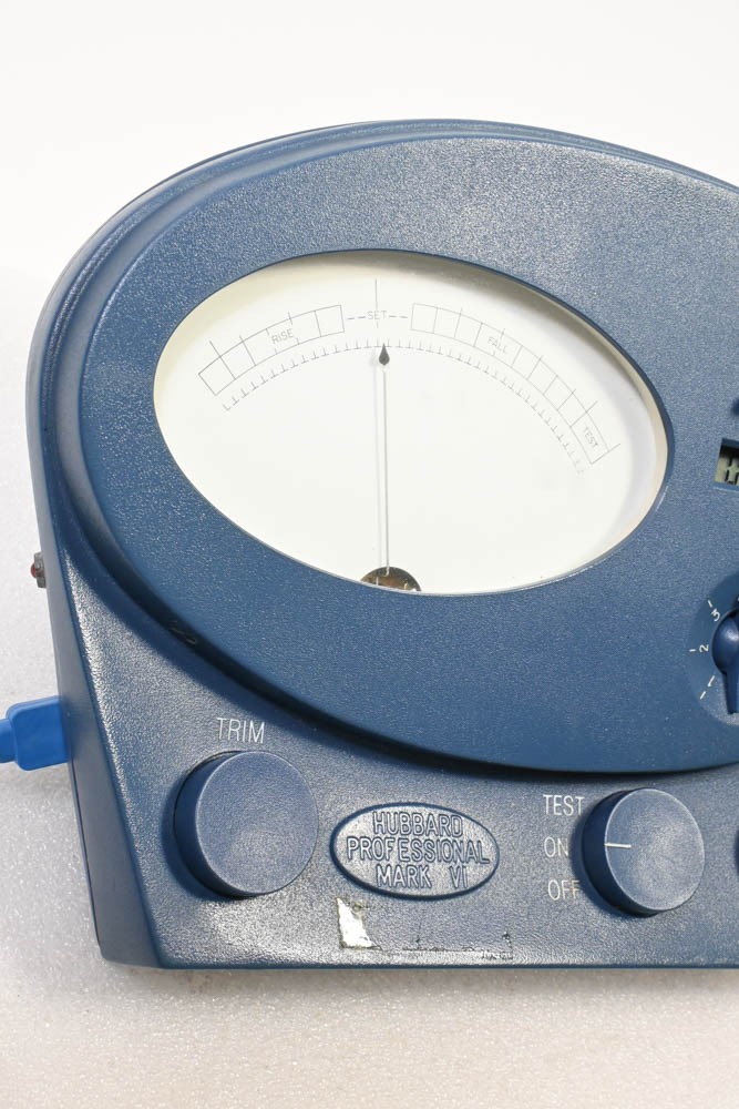Scientology Professional Mark VI E-Meter LEFT-HAND Hubbard Electrometer BLUE