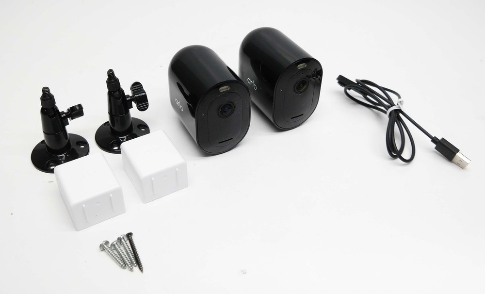 Arlo Pro 4 VMC4250B Spotlight Camera (2-Pack) - Black