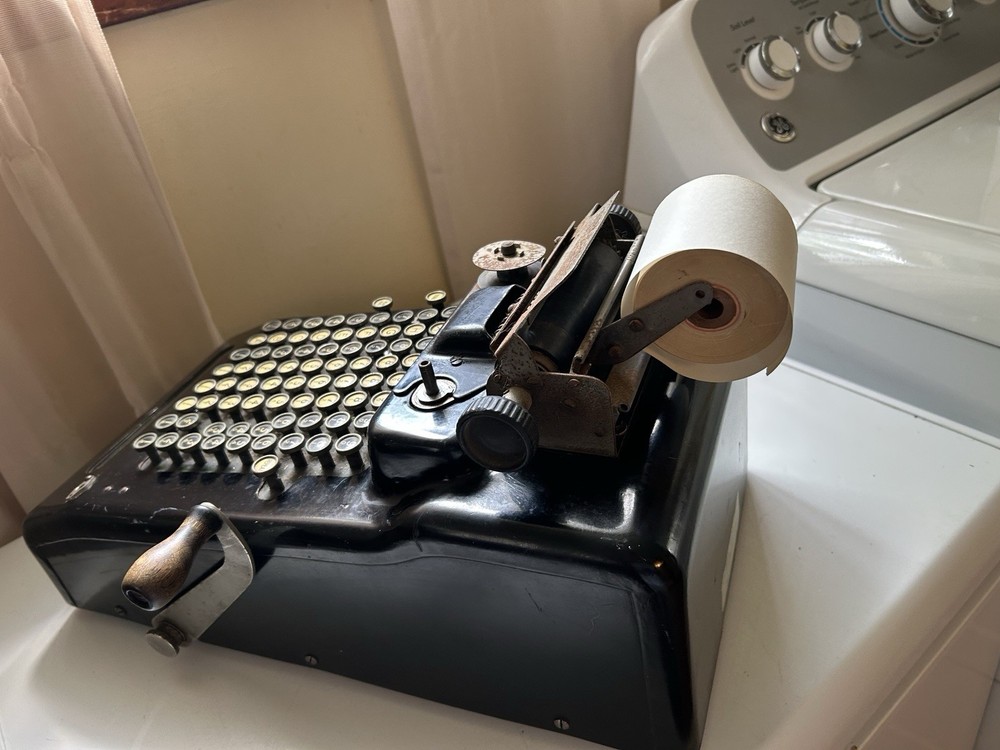 Antique 1900s McCaskey Adding Machine Cash Register Mechanical Calculator