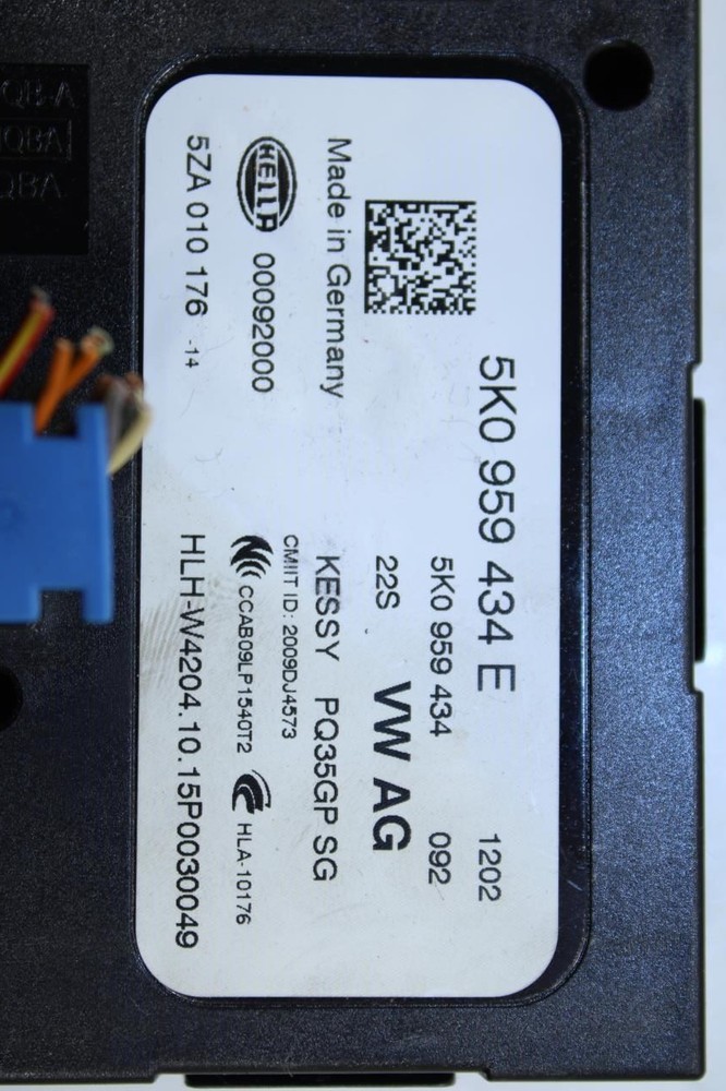 14-18 Volkswagen Jetta Theft-Locking Keyless Entry Control Module 5K0-959-434-E