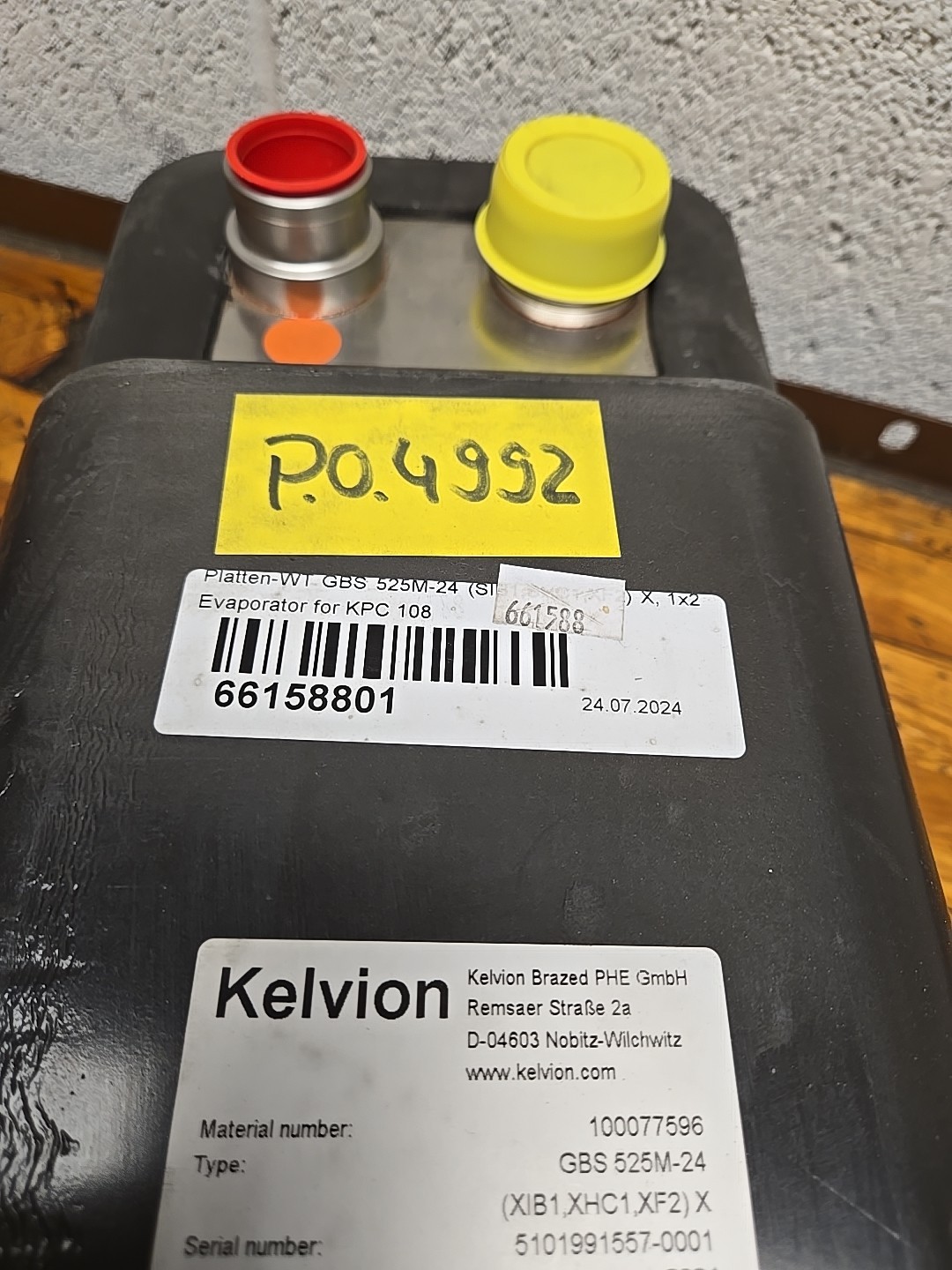 Kelvion GBS 525M-24 Brazed Plate Heat Exchanger NEW