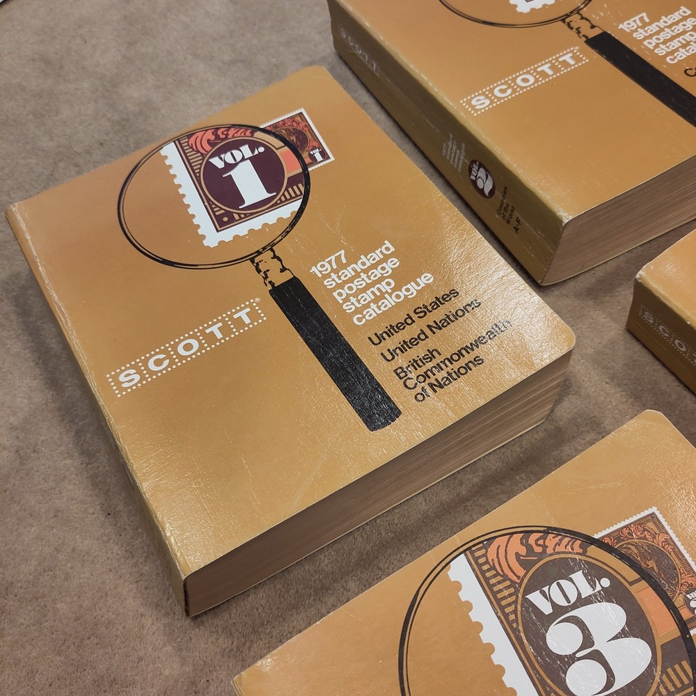 1977 & 1984 Scott Standard Postage Stamp Catalogues - 8 Book Set