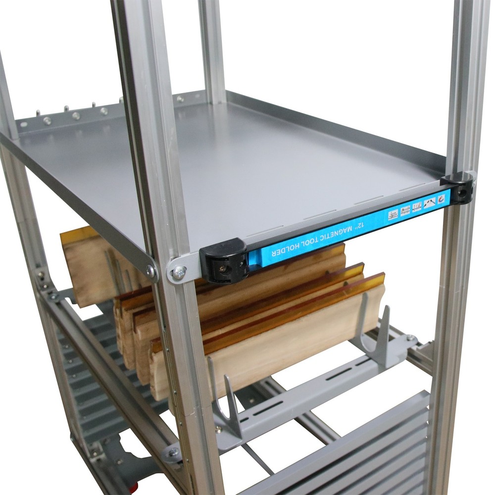 5-in-1 Multi-functional Combination Rack 4 Layers Drying Storage Holder w/Wheels