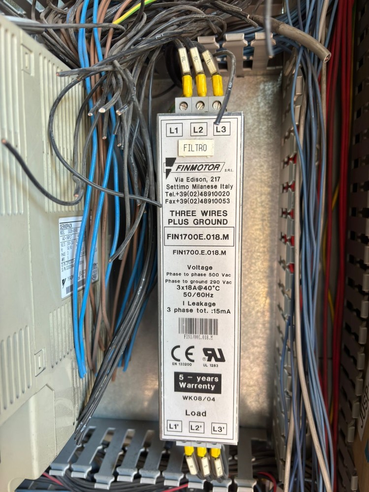 FINMOTOR THREE PHASE FILTER FIN1700E.018.M