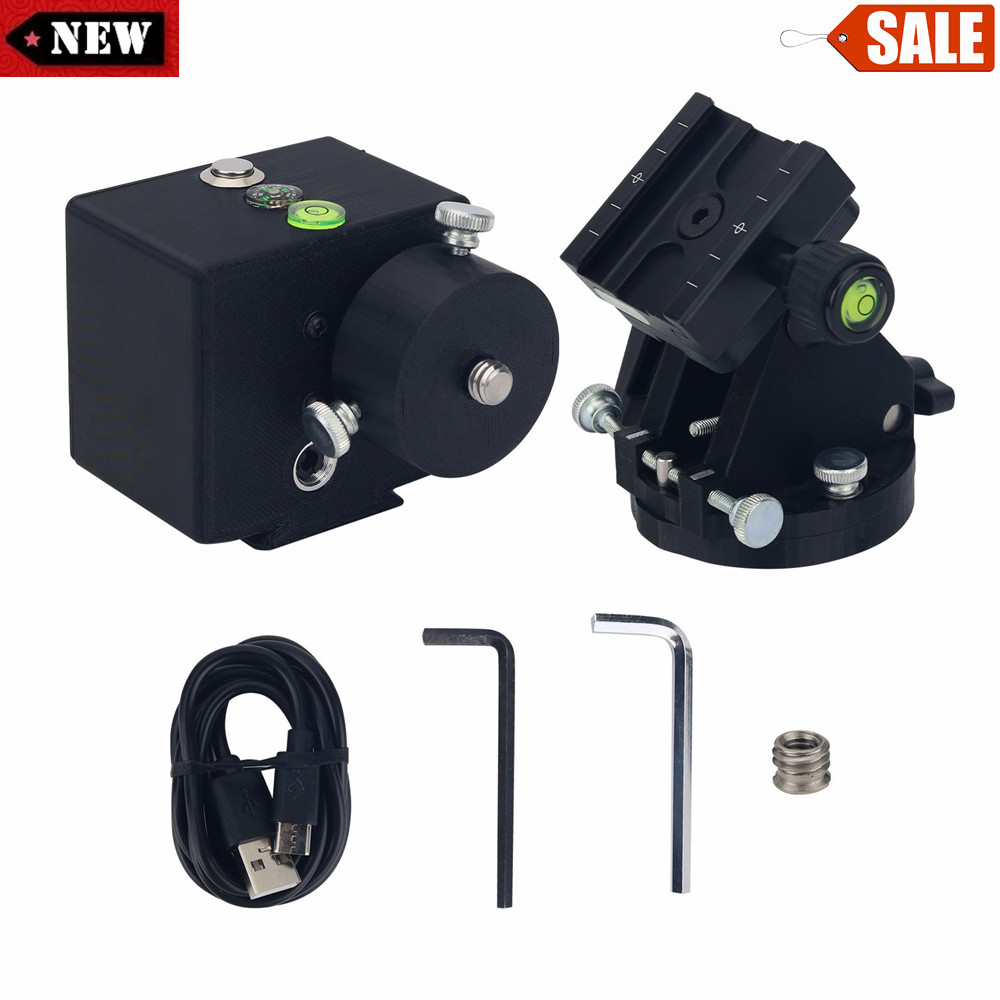 Third Generation Upgraded 3D-Printed Harmonic Equatorial Mount with Latitude new