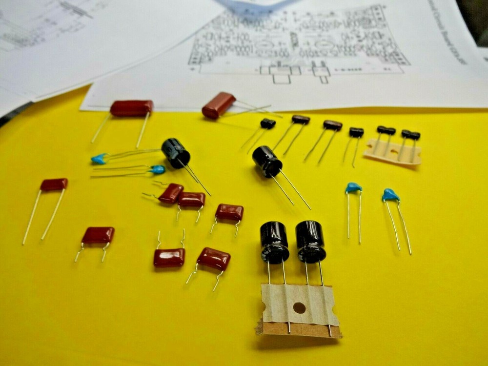 ADCOM GFA-555 POLYPROPYLENE MICA ELECTROLYTIC CAPACITOR KIT AS REQUESTED