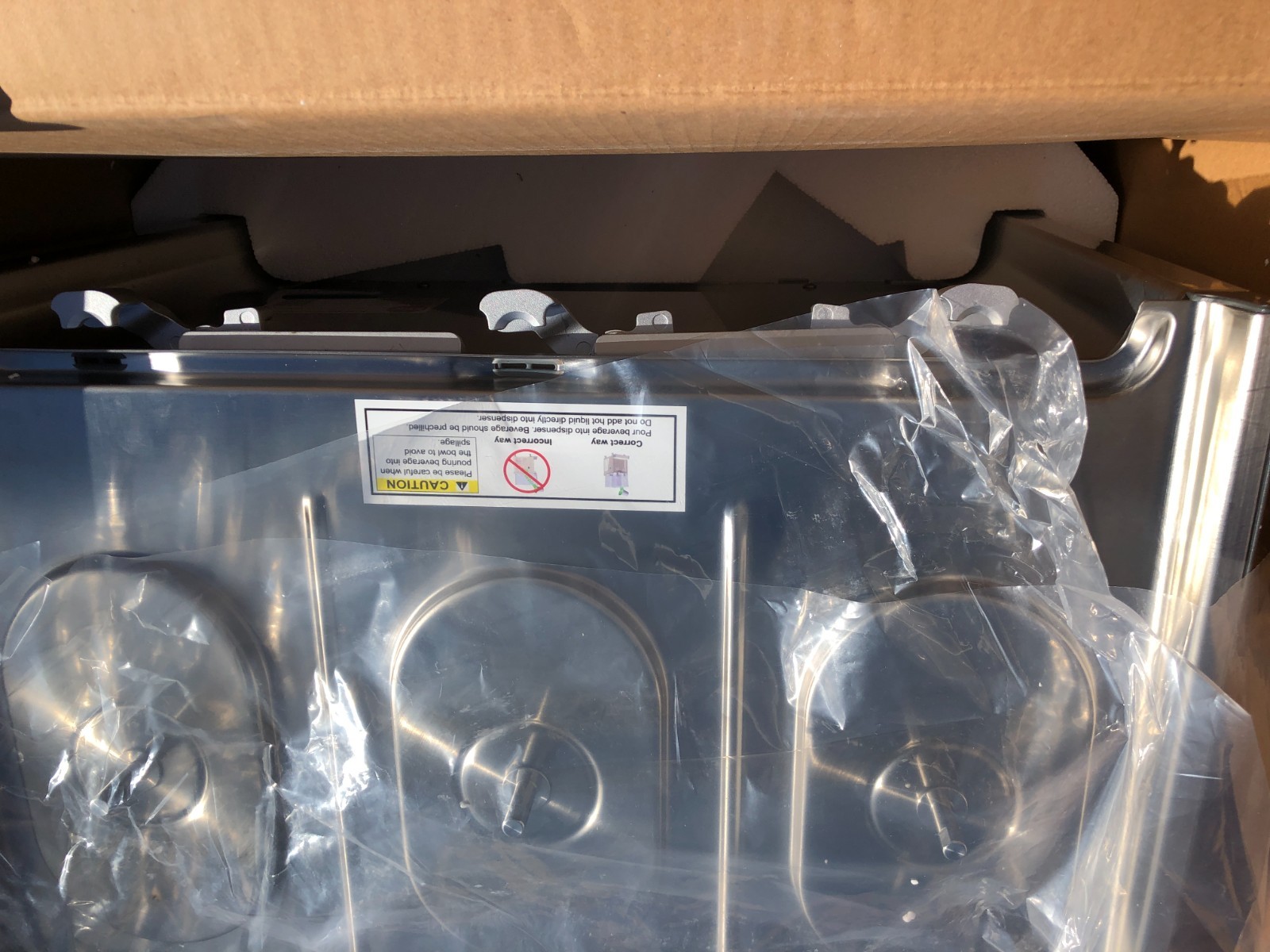 Crathco CS-3L-16-290 Simplicity Bubbler Cold Beverage Dispenser Base Only