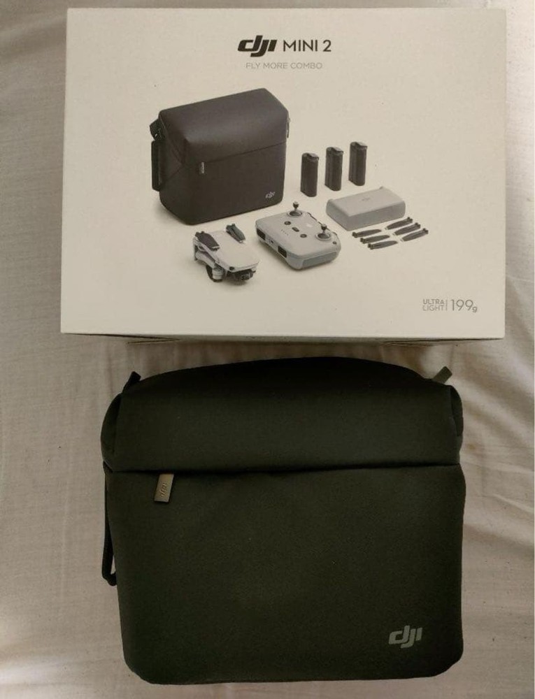 Dji Mini 2 Fly More Combo Drone With Camera Controller Portable Rc Quadcopter
