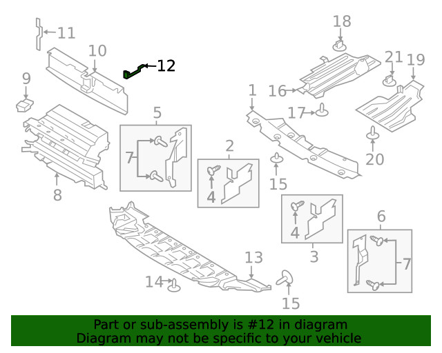 Genuine Mount Bracket CV6Z-8A274-A