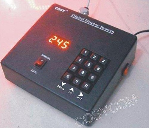 Token Display System, For Serving in Offices, & Restaurant - 3 Digit 4" Digits
