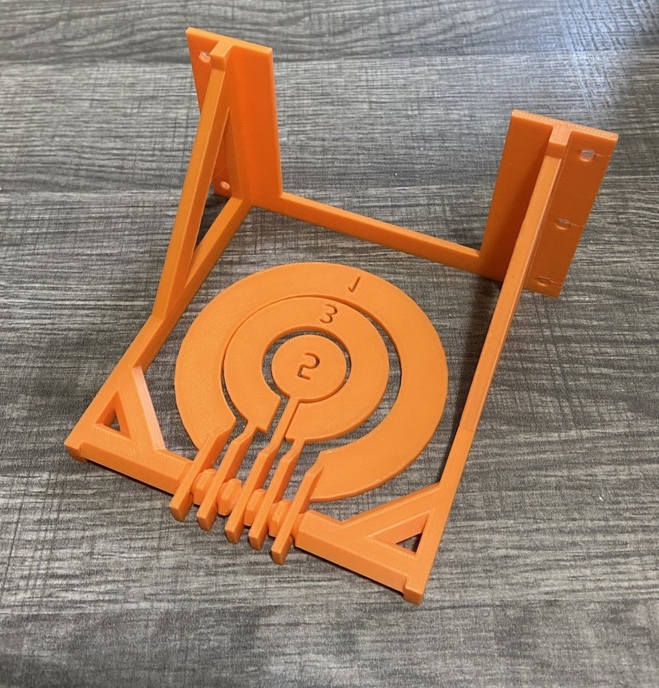 Orange Airsoft/ Nerf Spin-around Target Indoor airsoft target practice Mountable