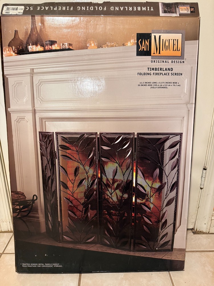 Timberland Folding Fireplace Screen