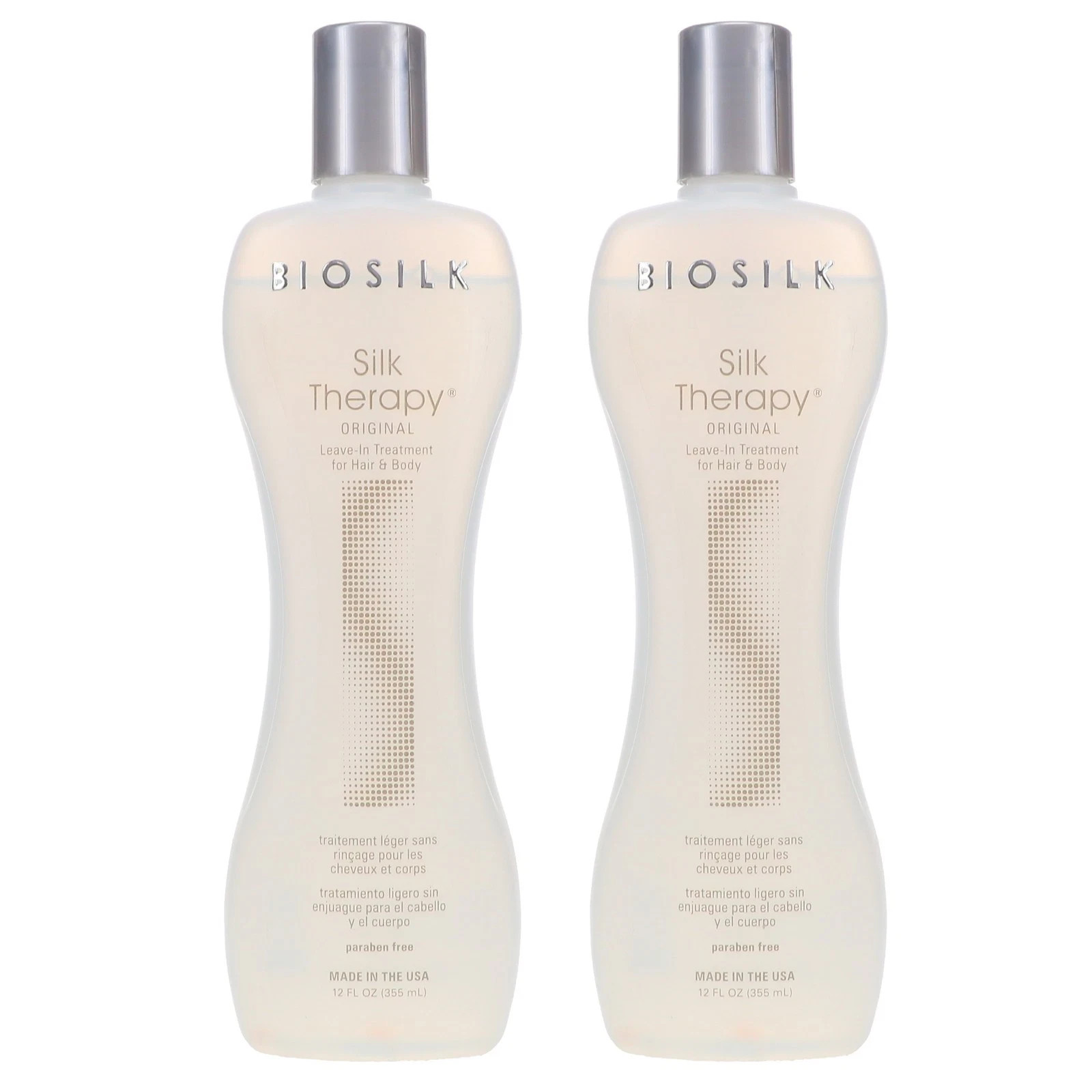 Biosilk Silk Therapy Treatment Original Cure 12 oz 2 Pack