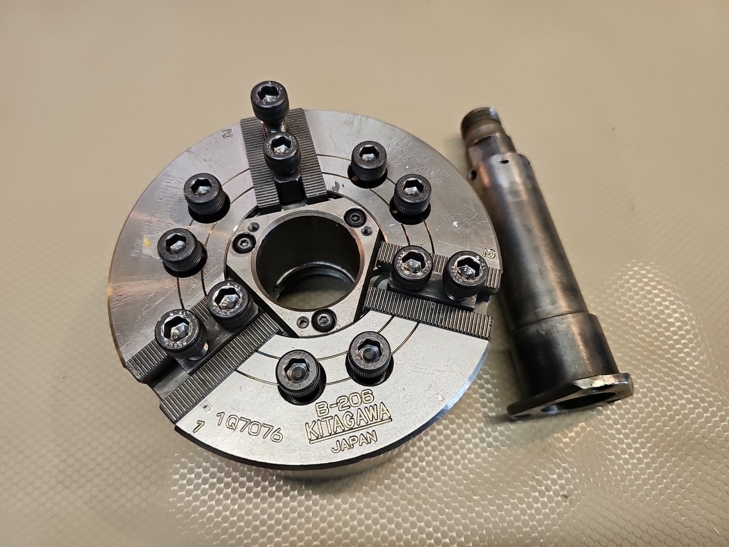 KITAGAWA 6" THREE-JAW CNC LATHE POWER CHUCK - #B-206