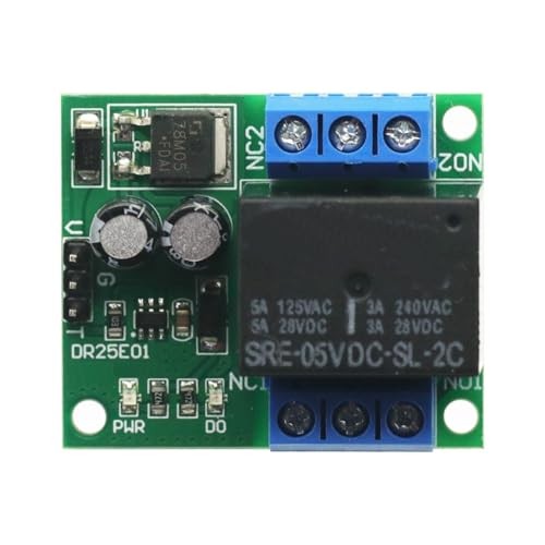 DC 6V-24V Double Pole Double Throw DPDT Relay Module Self-Locking Bistable