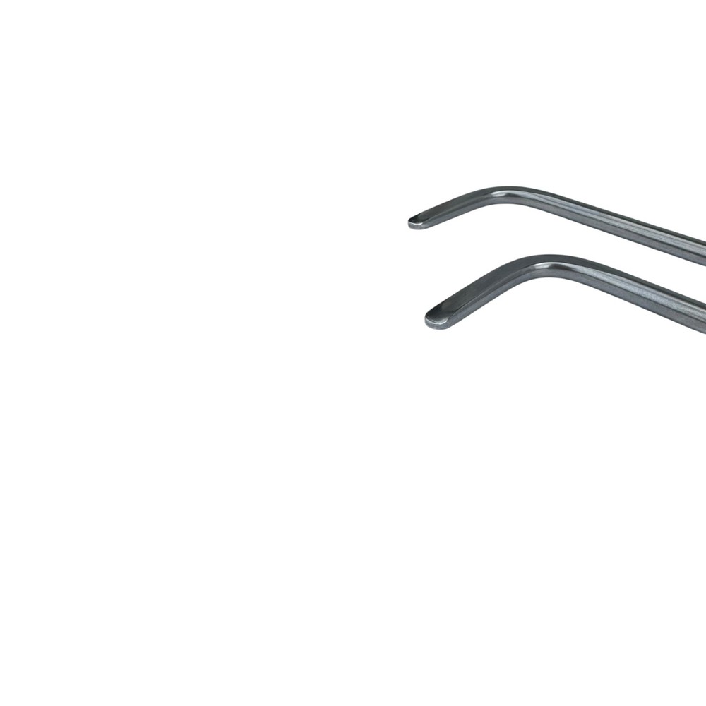 Rotatable Single Bend Round Tip White Steel PDR Tools (Handle Not Included)