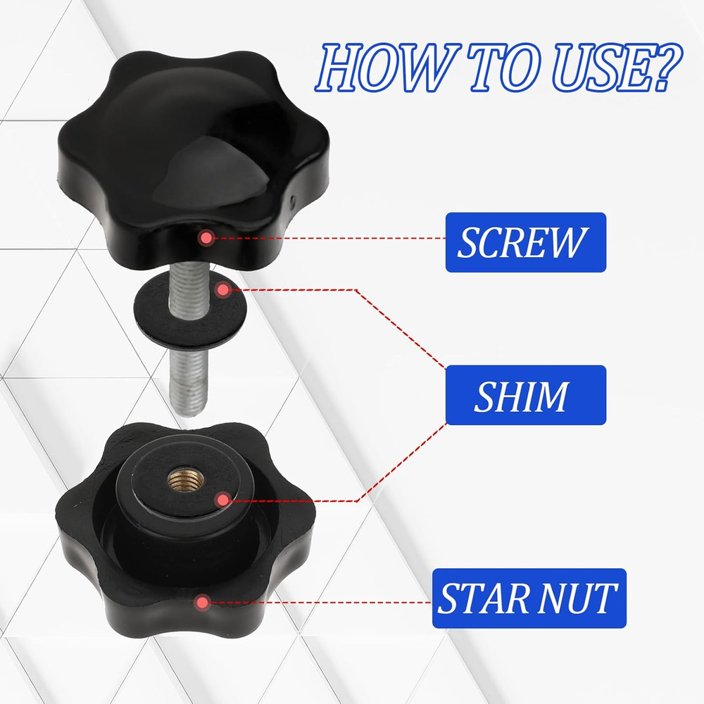 Adjustable Height Arm Track Bolt Set for Rollators and Walkers - 2 Pack