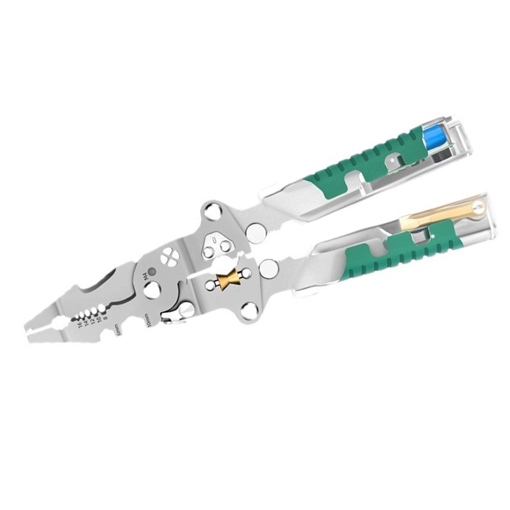 1 PCS Multi-Functional Fold Wire Stripper Scissor With Electrical Test & Sound