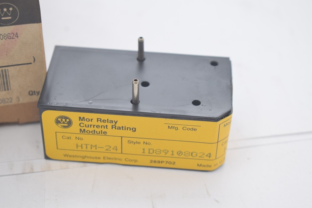 NEW WESTINGHOUSE HTM-24 MOR RELAY CURRENT RATING MODULE MODEL B HEATER MODULE