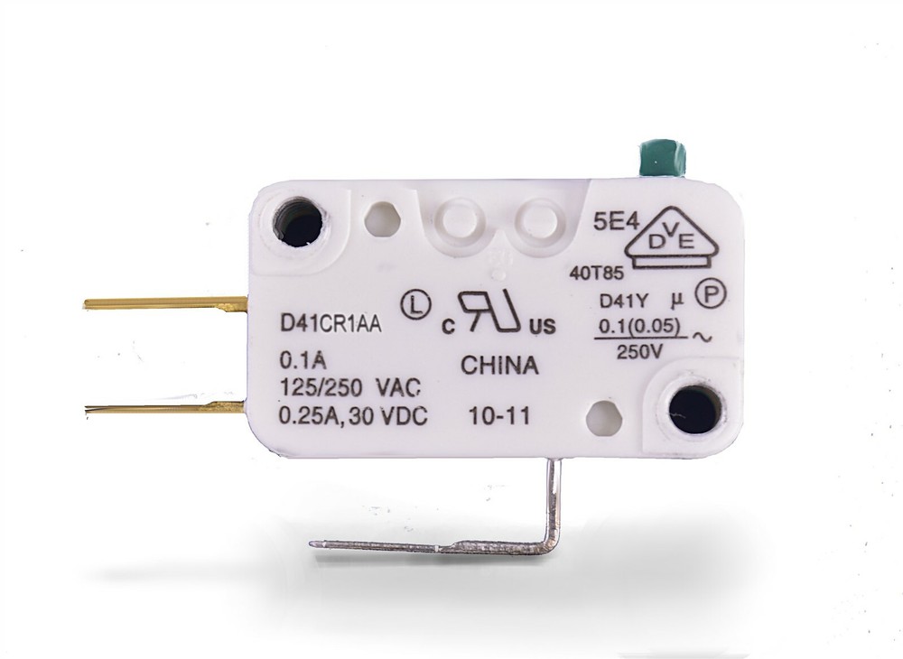 10 Cherry D4 Series Mini SPDT 0.75 N Button Quick Connect Snap Action Switch