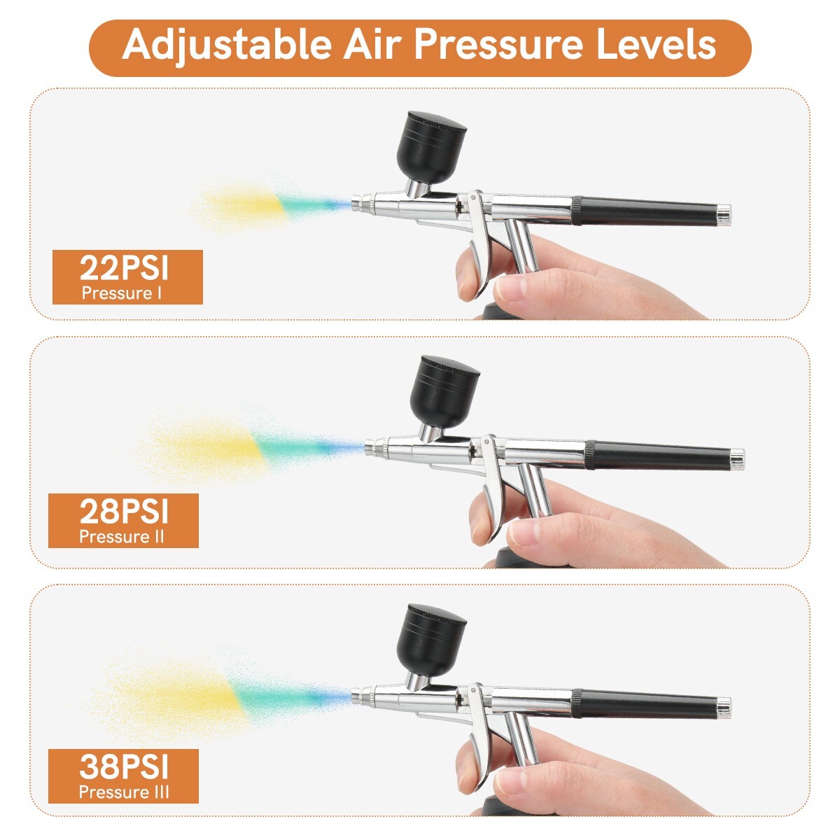 Portable Compressor Air Compressor Kit Cordless Paint Spray Gun Nail Art Tattoo